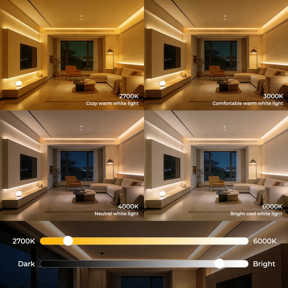 600LEDs Free Cutting COB LED Light Strips