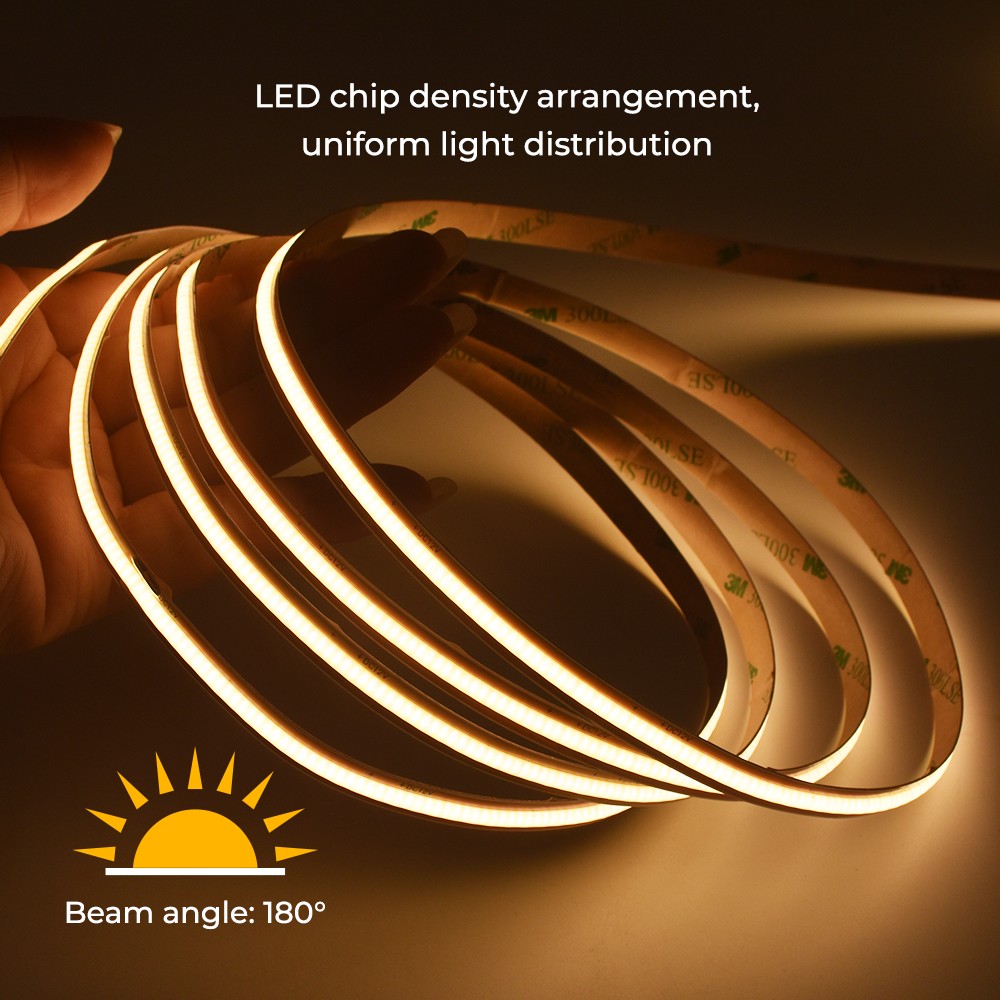 600LEDs Free Cutting COB LED Light Strips