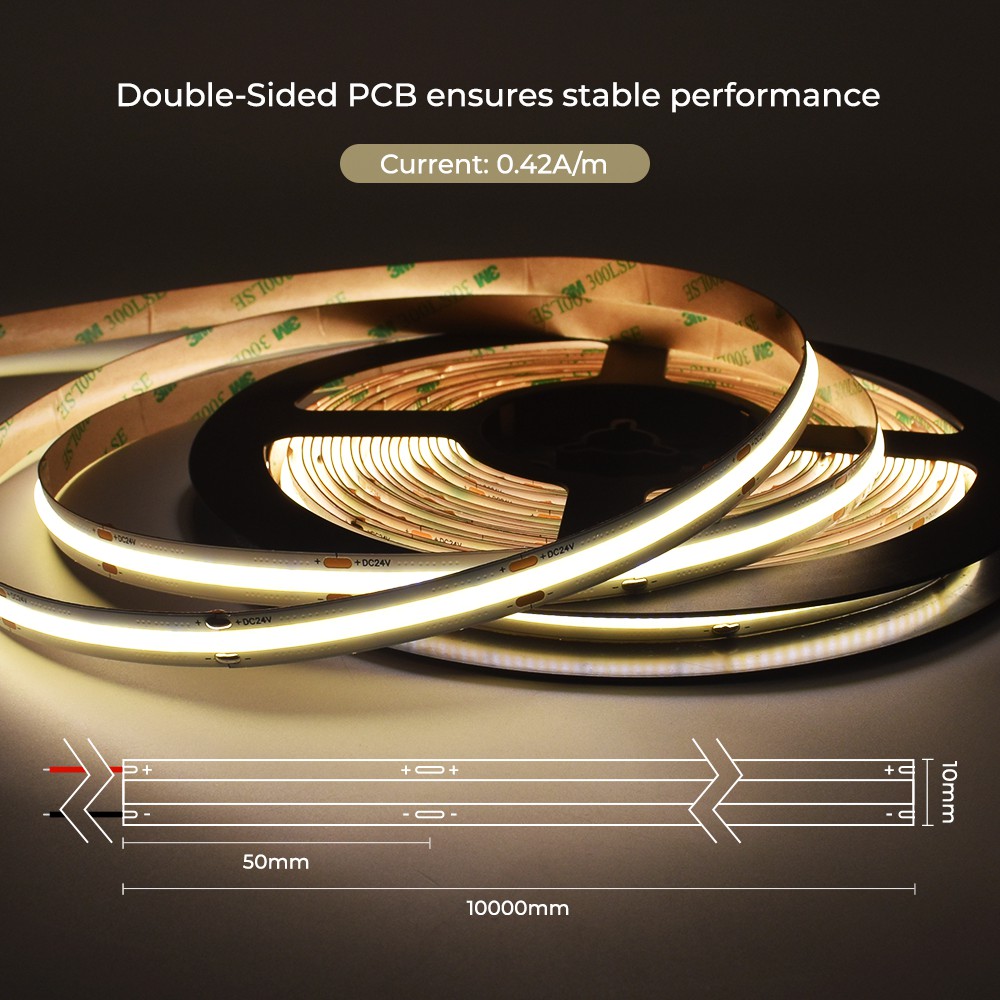 480LEDs Constant Current COB LED Light Strips