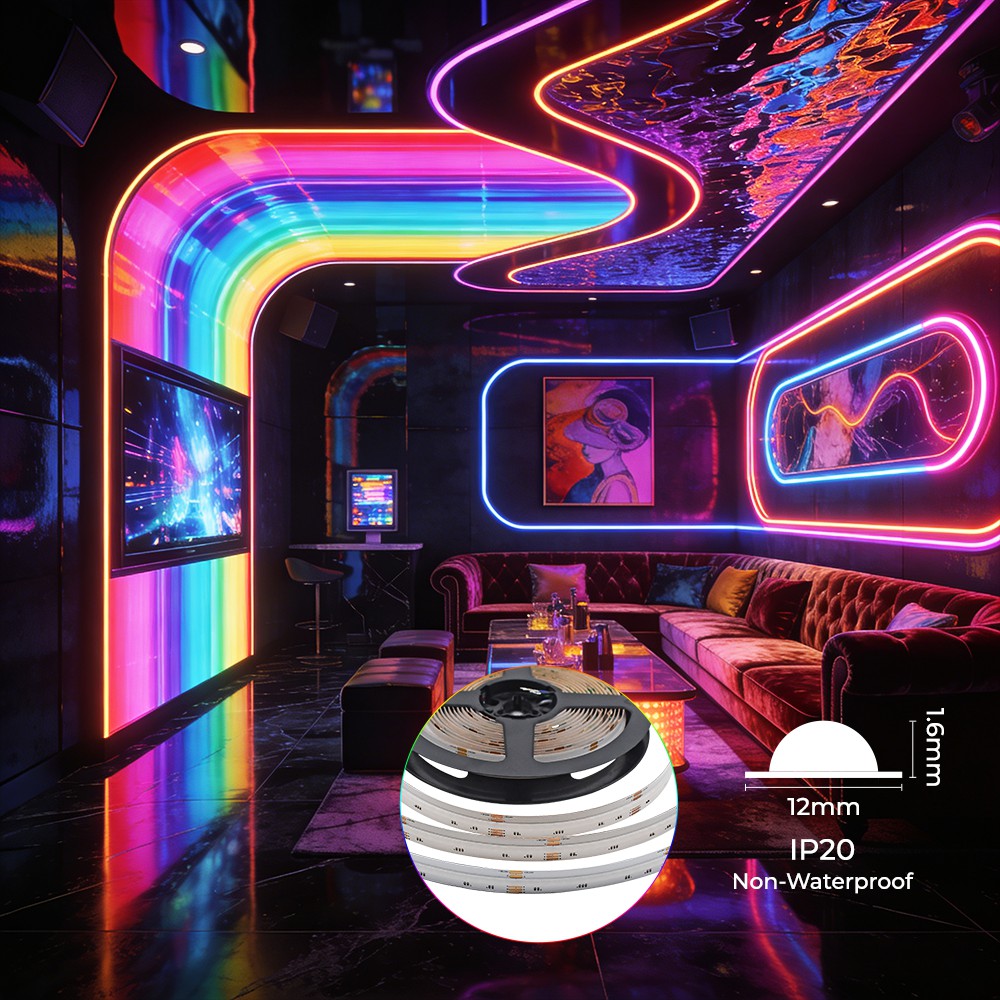 896LEDs RGBW COB LED Light Strips