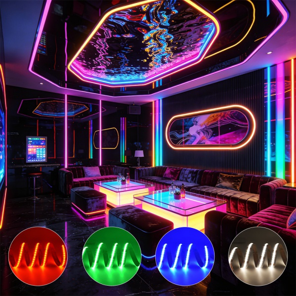 816LEDs RGBW COB LED Light Strips