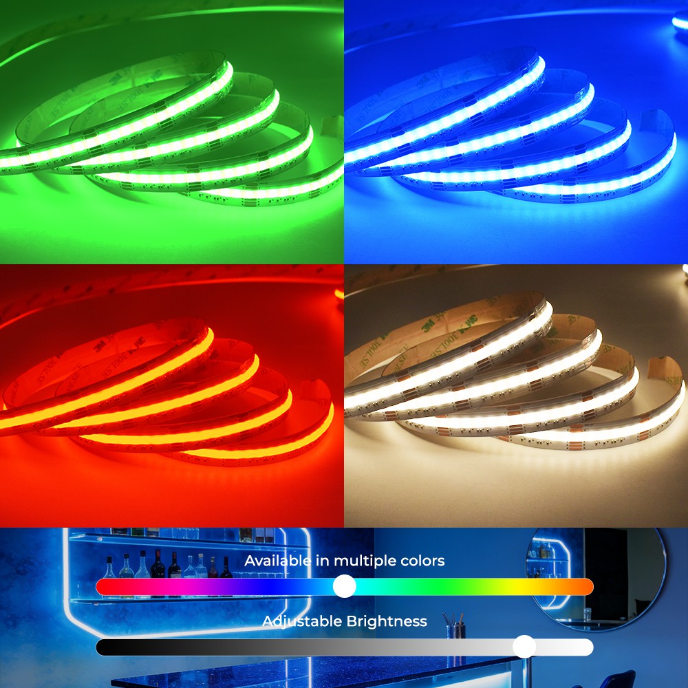 816LEDs RGBW COB LED Light Strips