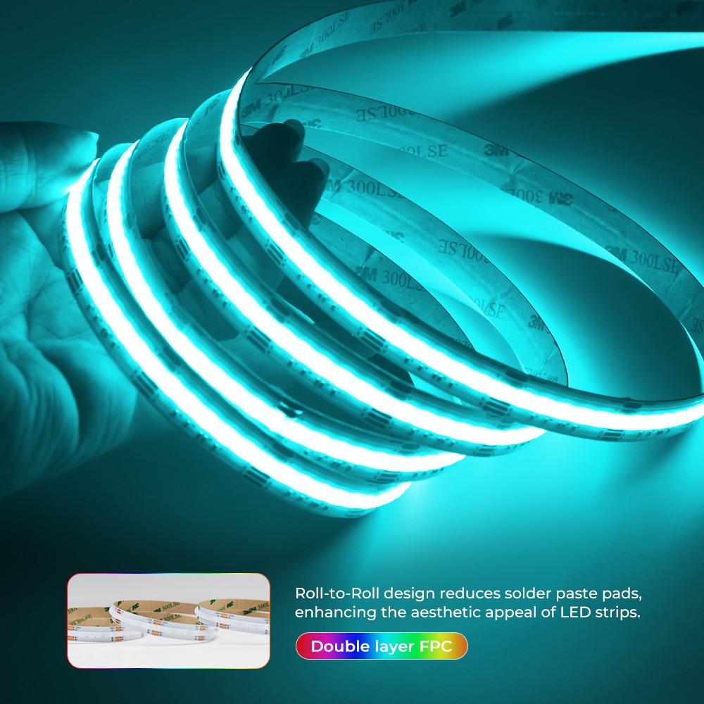 816LEDs RGBW COB LED Light Strips
