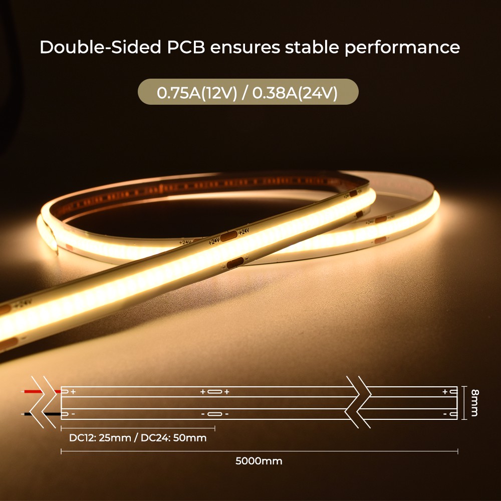 480LEDs COB LED Light Strips
