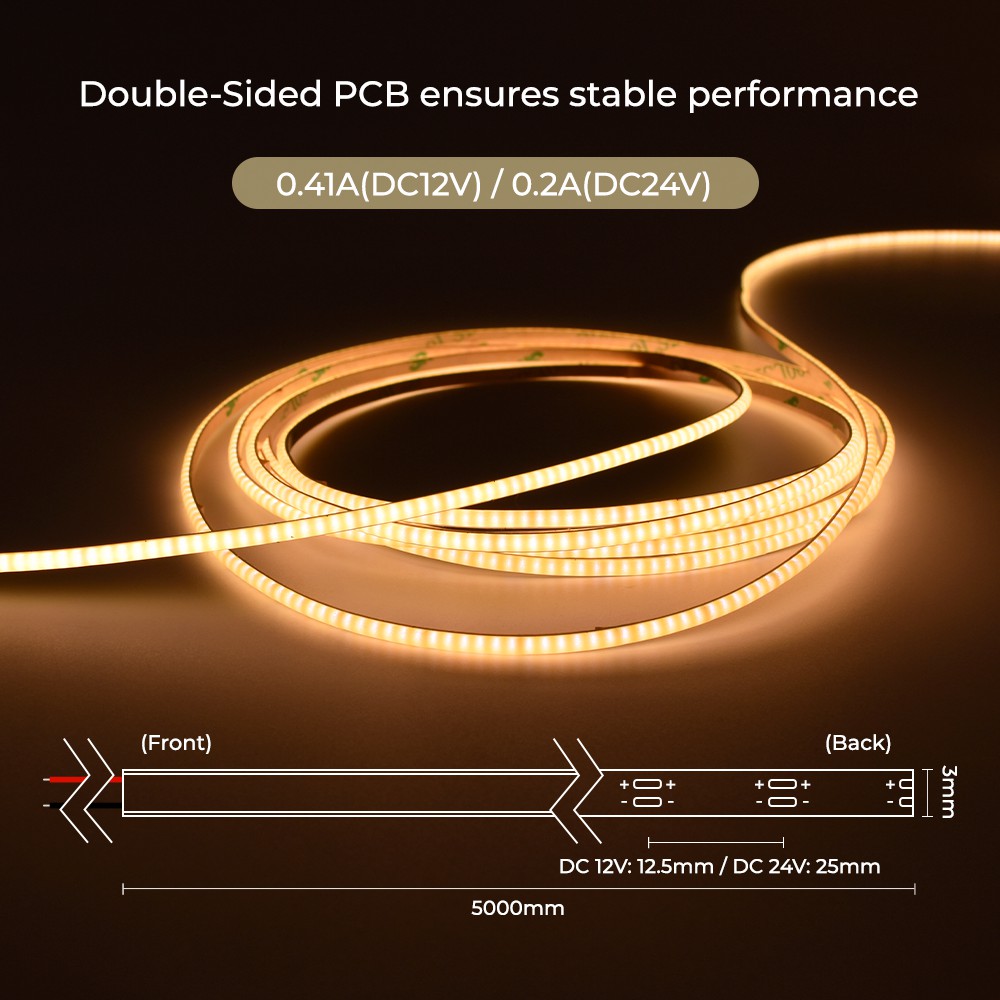 480LEDs Narrow COB LED Light Strip