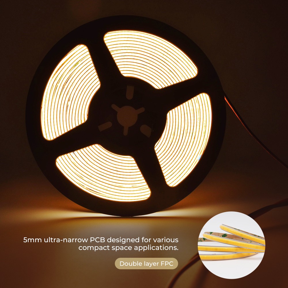 480LEDs Narrow COB LED Light Strips