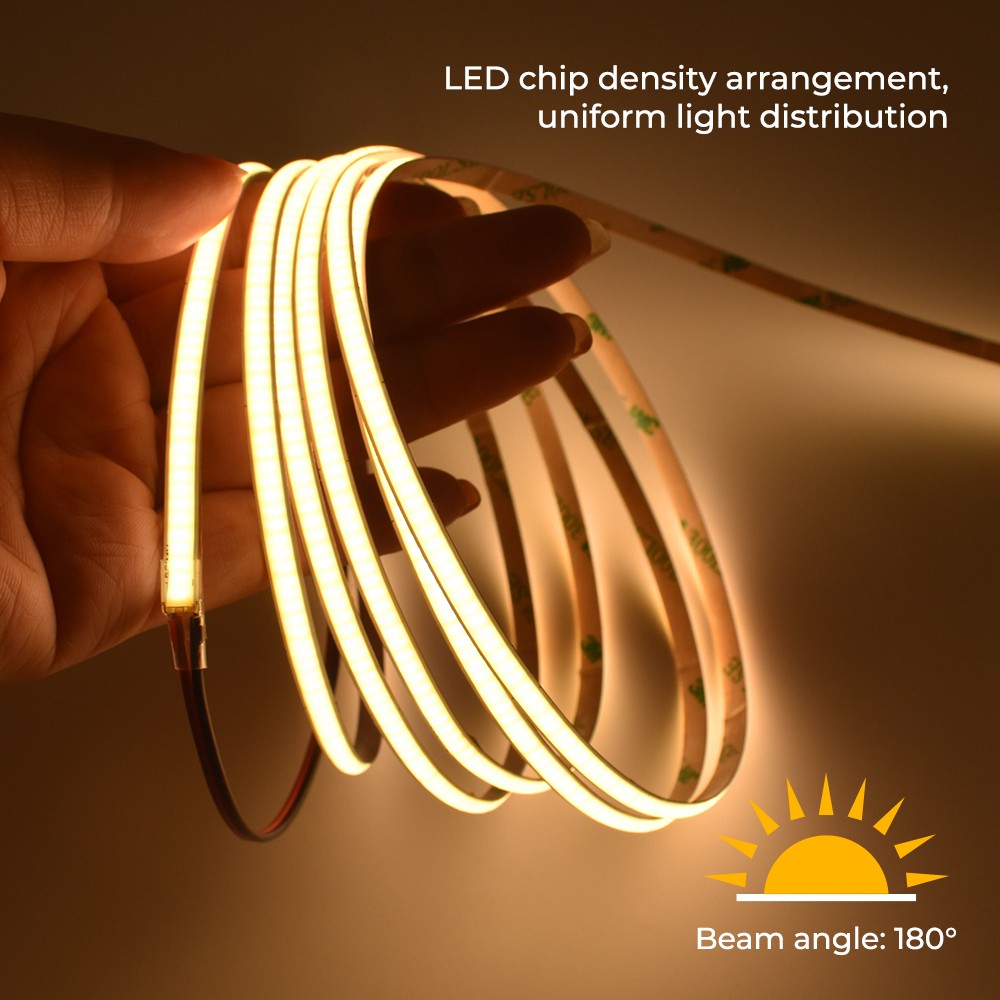 480LEDs Narrow COB LED Light Strips