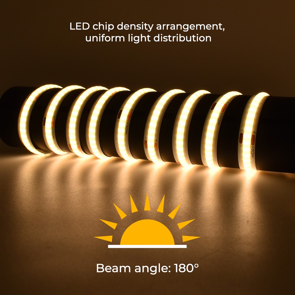 320LEDs Roll To Roll COB LED Light Strip