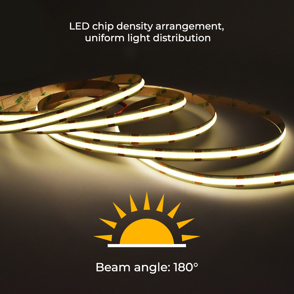 480LEDs Roll To Roll COB LED Light Strip