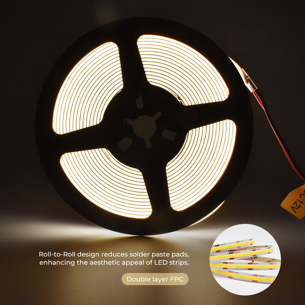 480LEDs Roll To Roll COB LED Light Strip