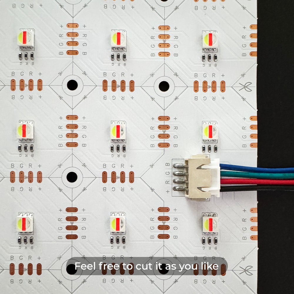 128LEDs RGB LED Sheet