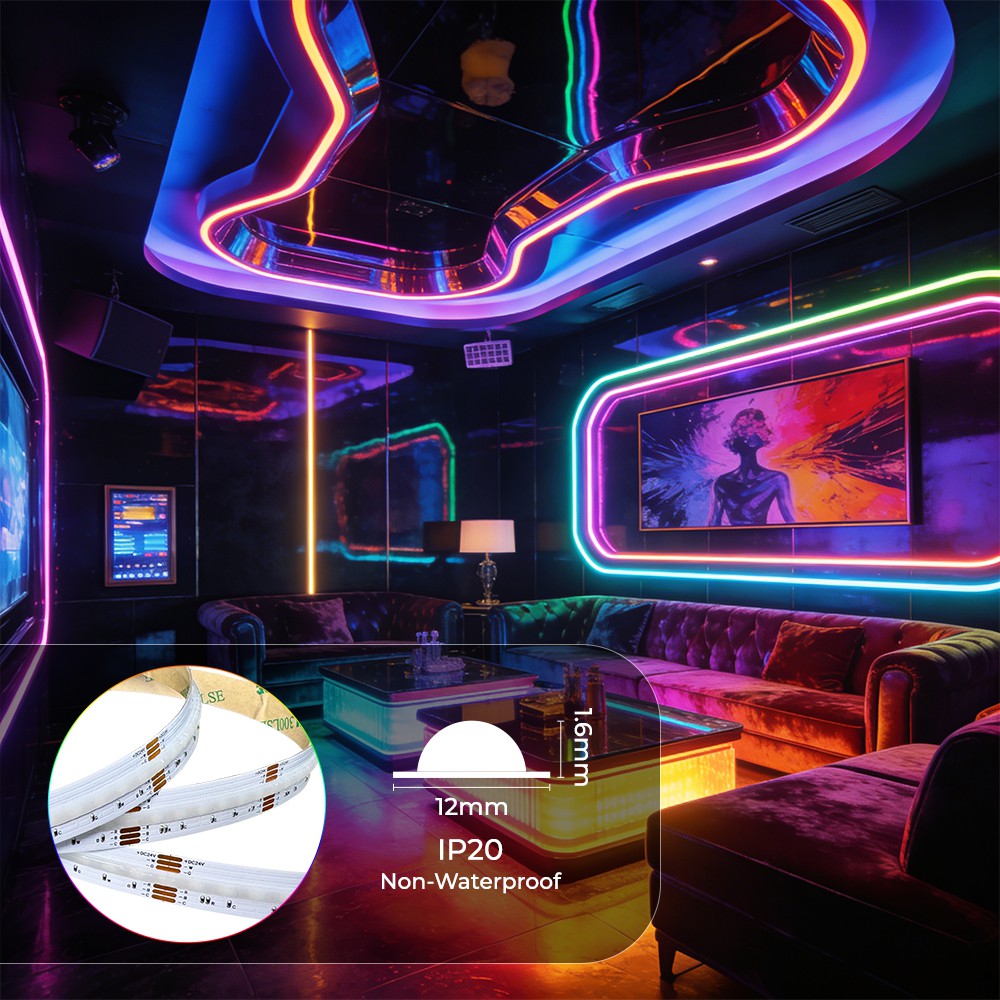 840LEDs RGBCCT COB LED Light Strips