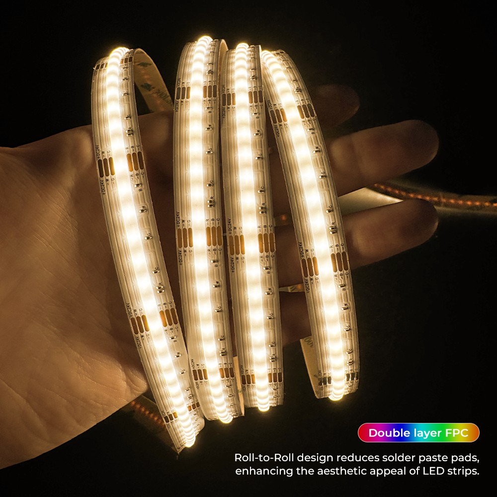 840LEDs RGBCCT COB LED Light Strips