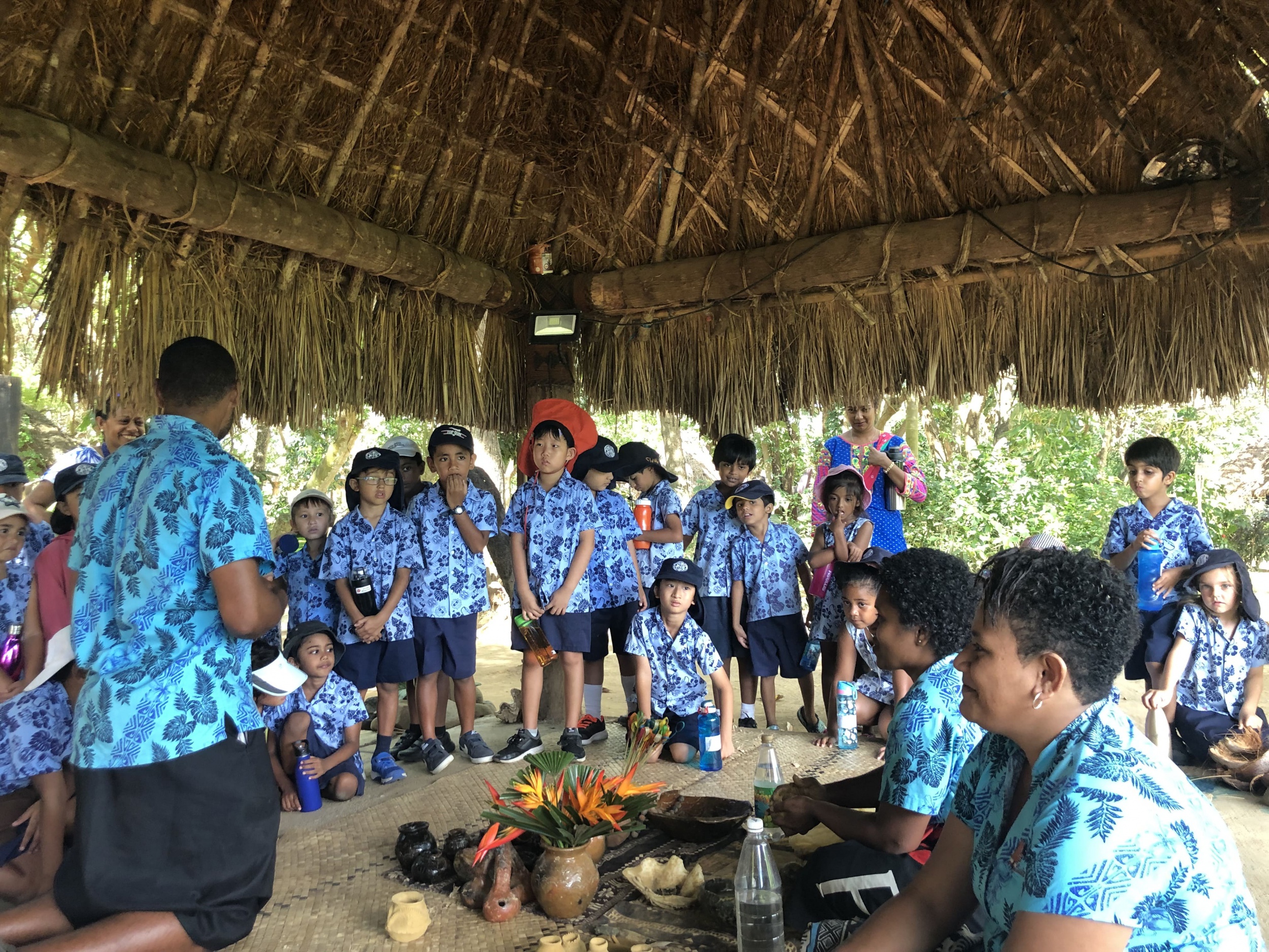 students visit