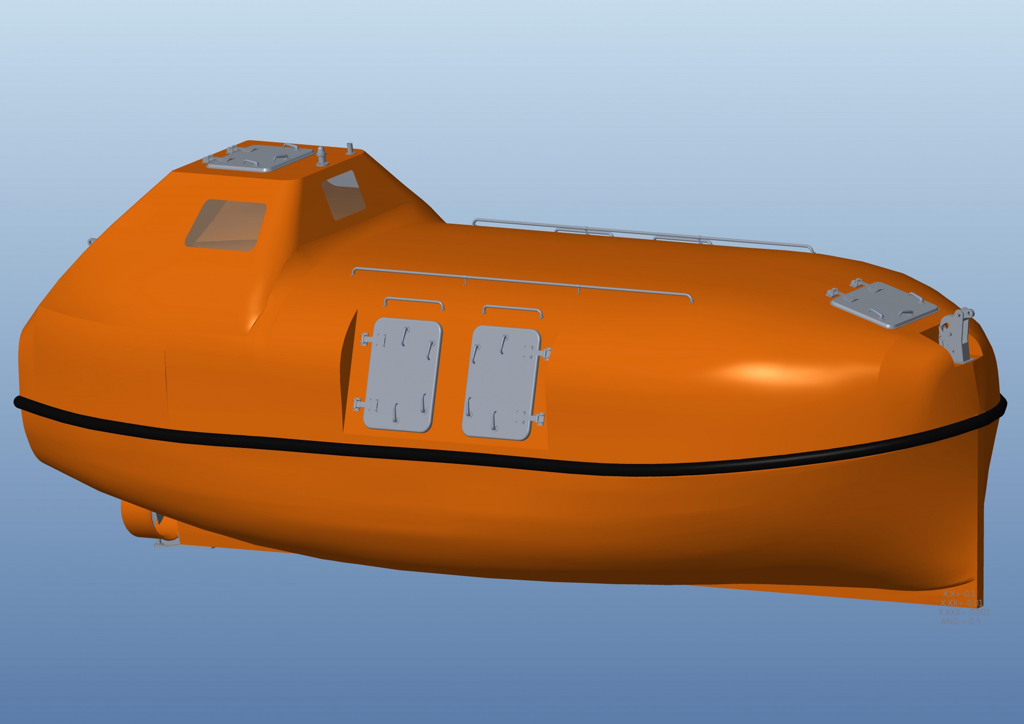 totally enclosed lifeboat