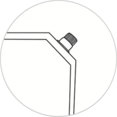  stand-up barrier pouches with spout