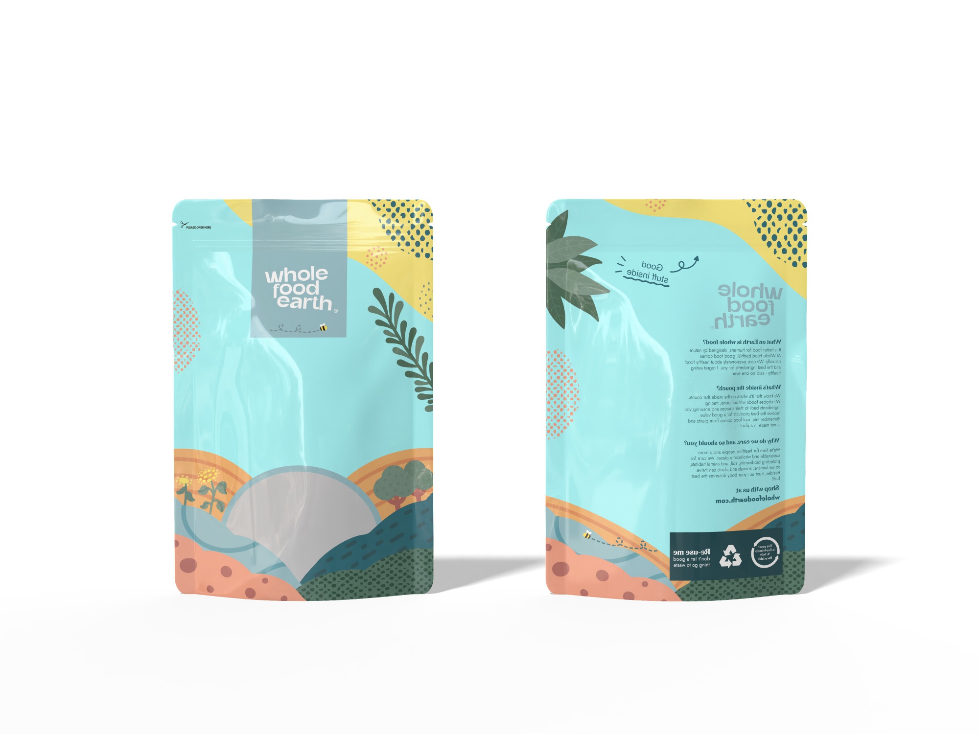 100% Recyclable Pet Food Bag with Window