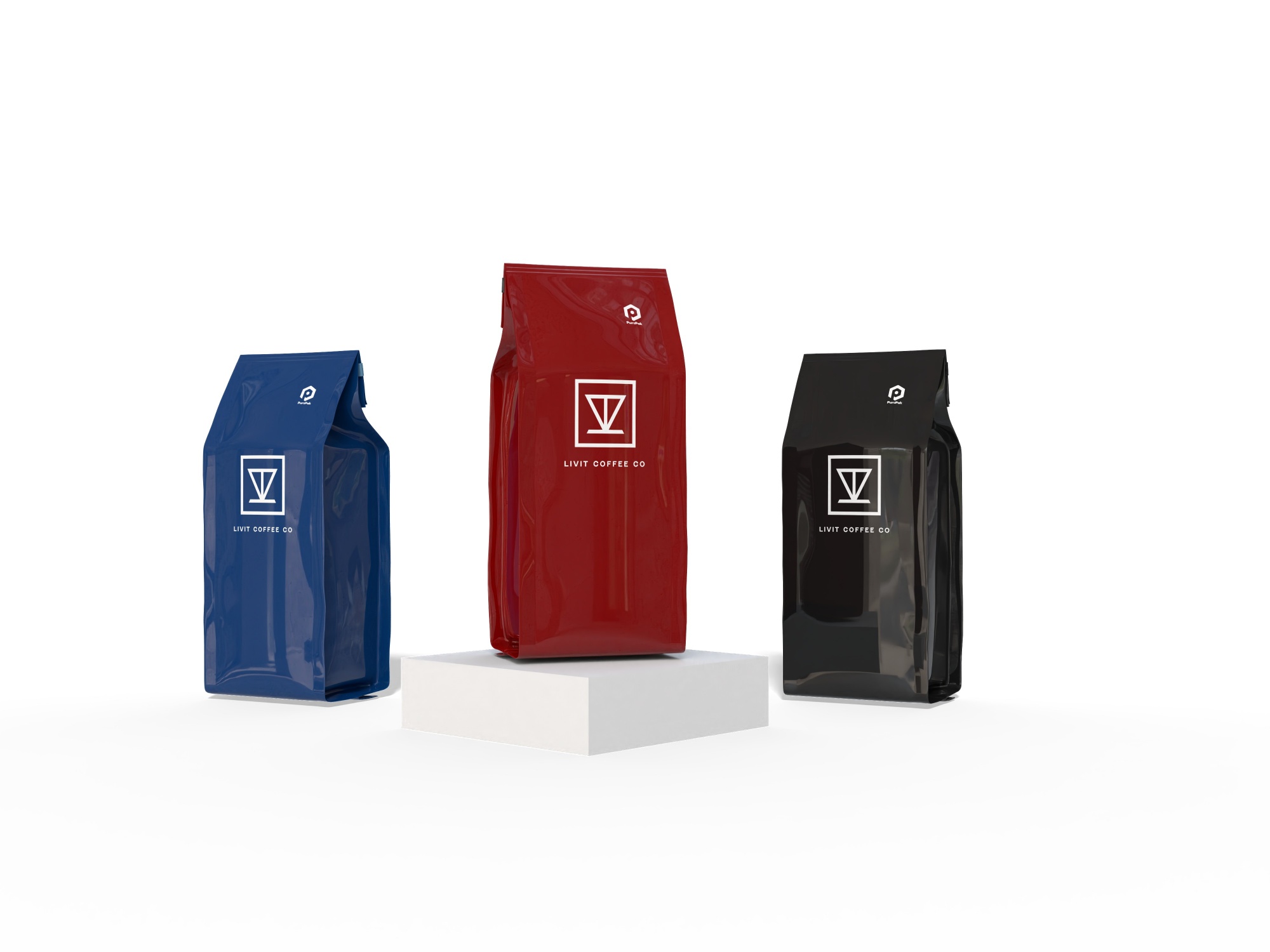 Wholesale Side Gusset Quad Seal Bag Flexible Packaging
