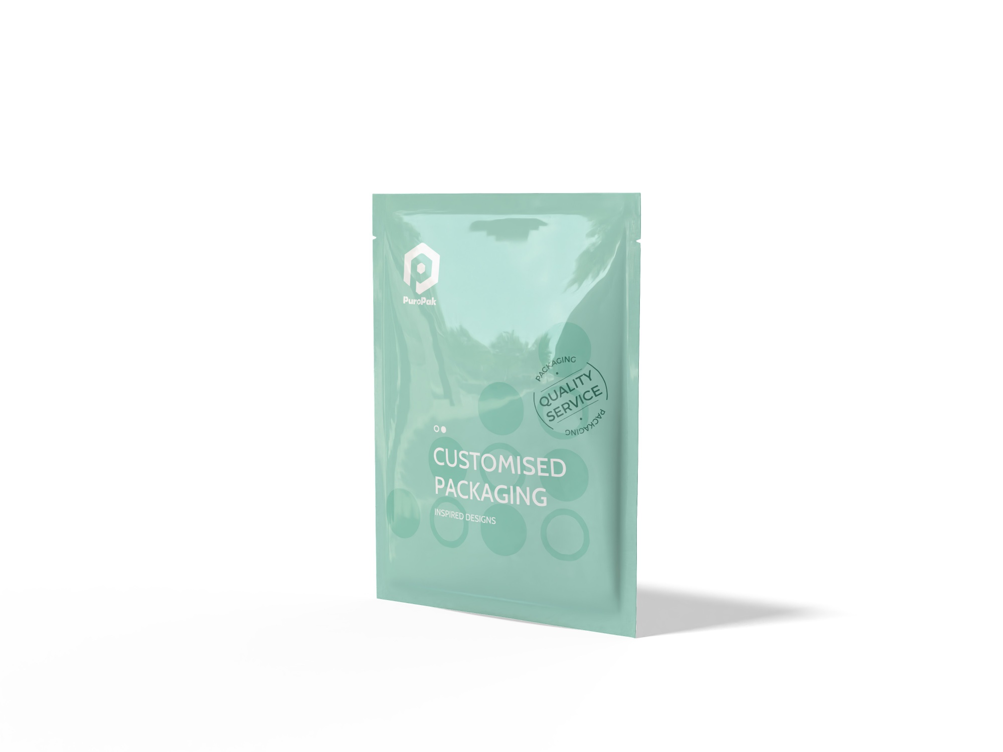 Matte Three-Side Sealing Flat Pouch