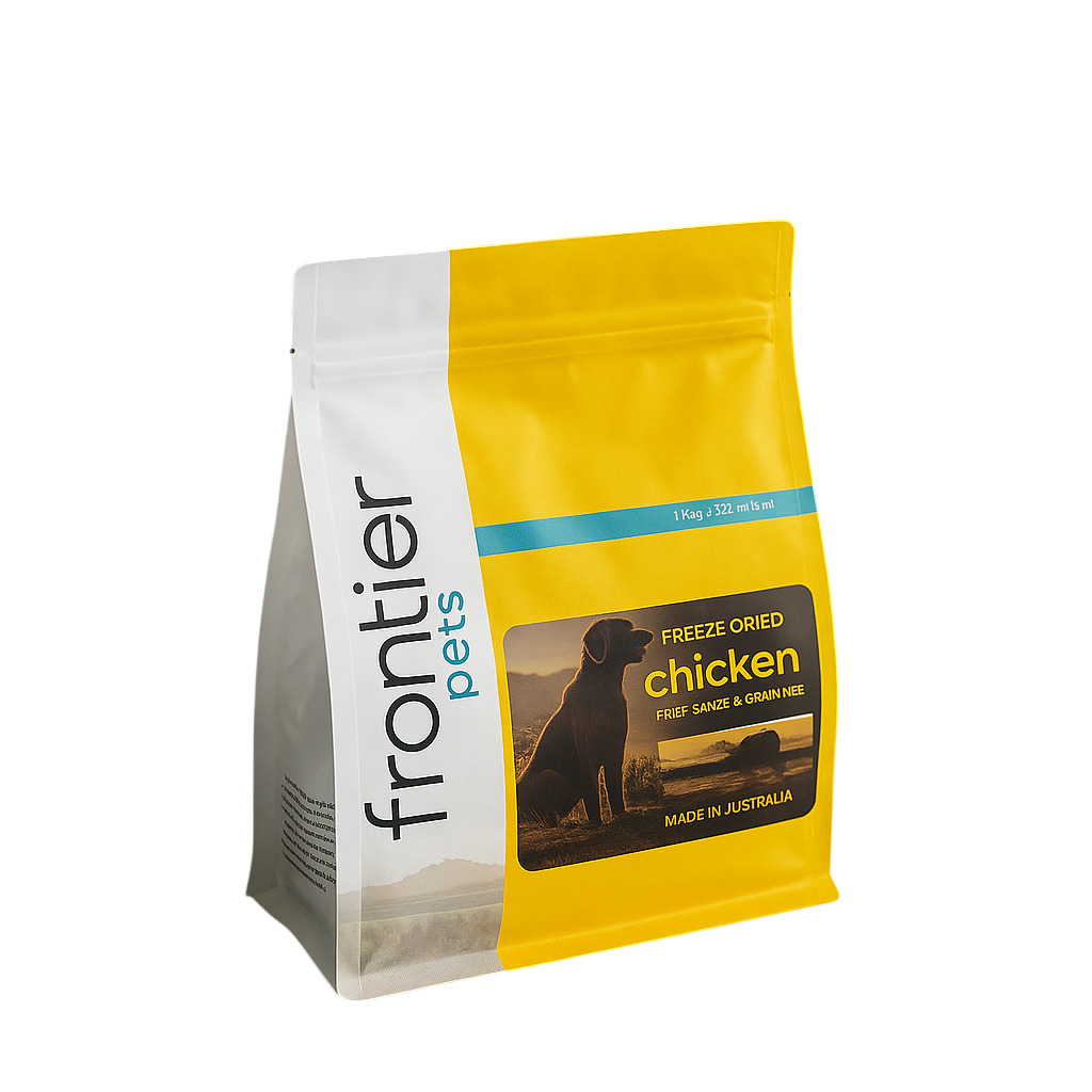 Custom Dog Treat Flat Bottom Pouch​ Pet Treat Bag