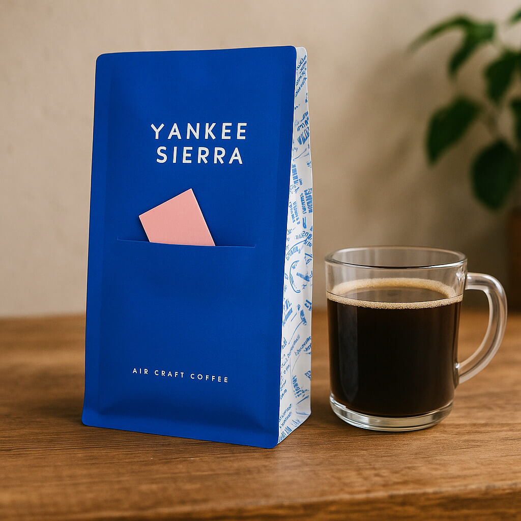 Eco-Friendly Flat bottom Coffee Bags 