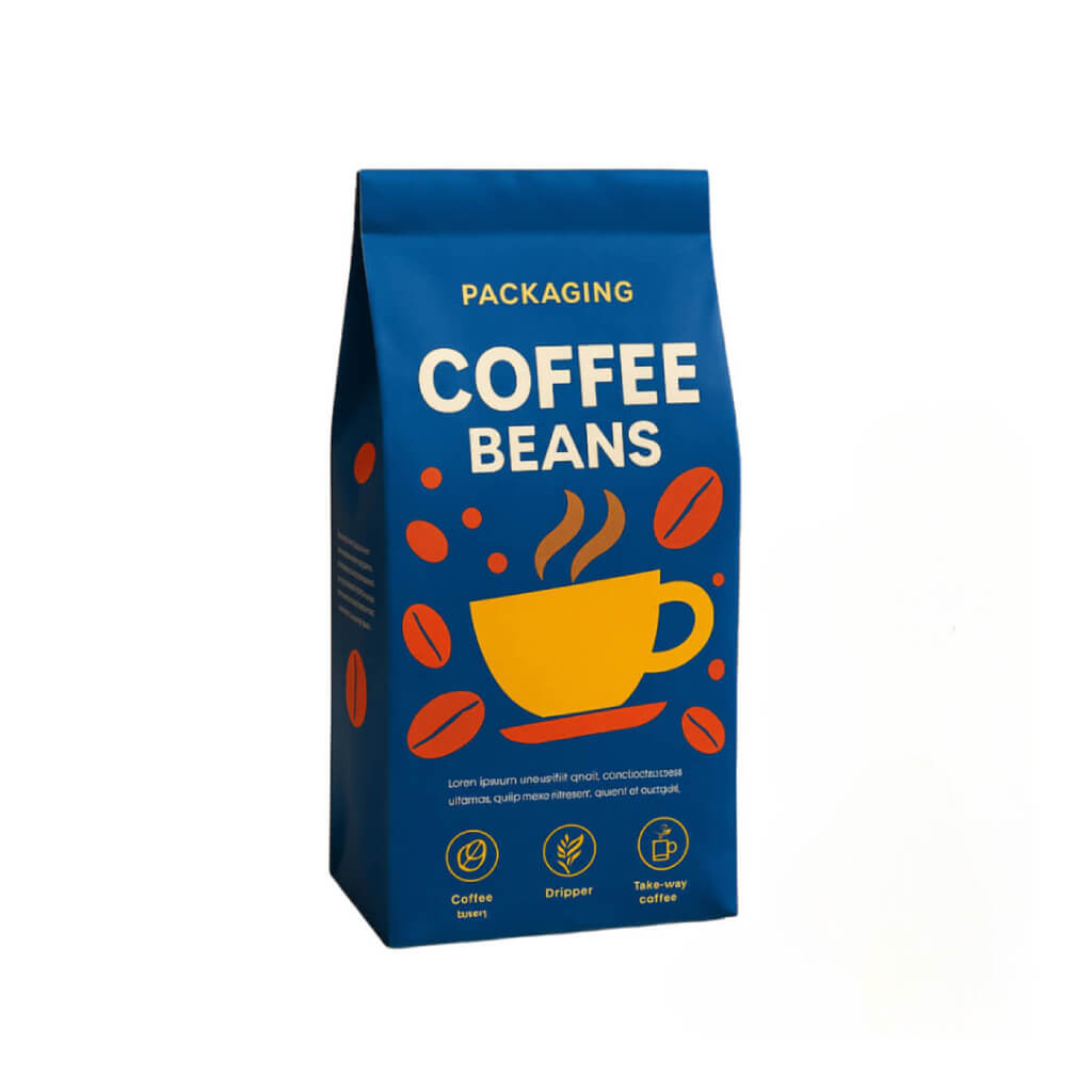 Wholesale Gusseted Poly Bags For Coffee Packaging