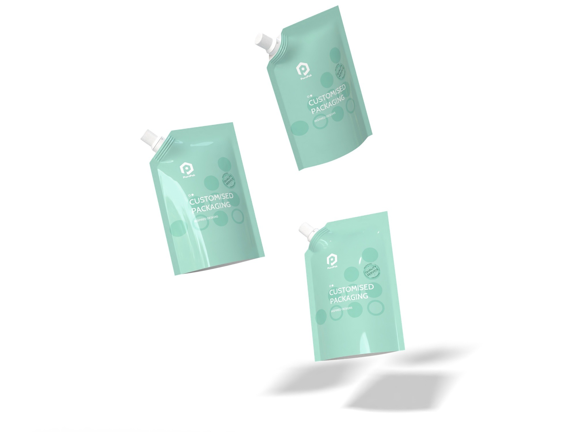 Spouted Stand-Up Barrier Pouches Packaging for Liquid