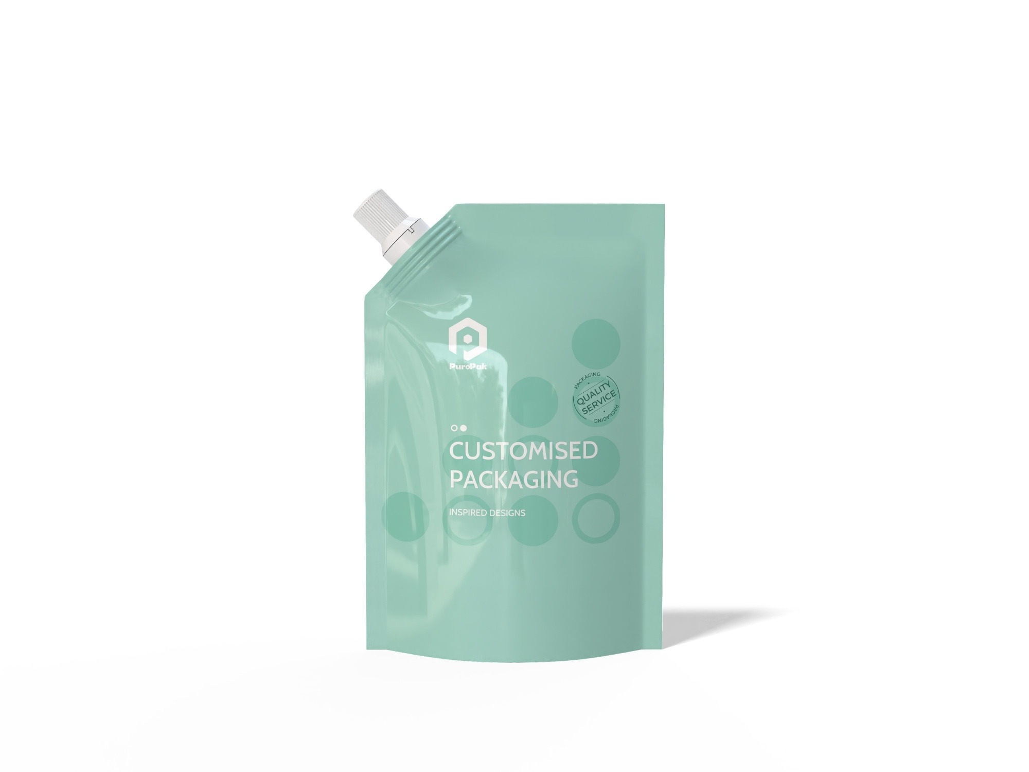 Spouted Stand-Up Barrier Pouches Packaging for Liquid