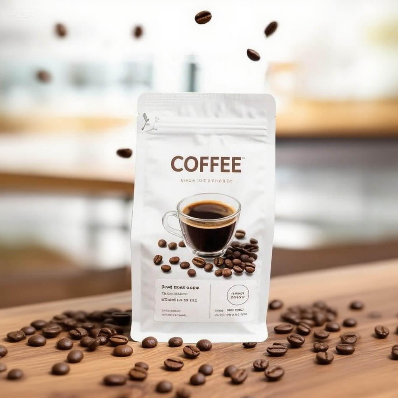 High Quality Flat Bottom Zipper Coffee Pouch