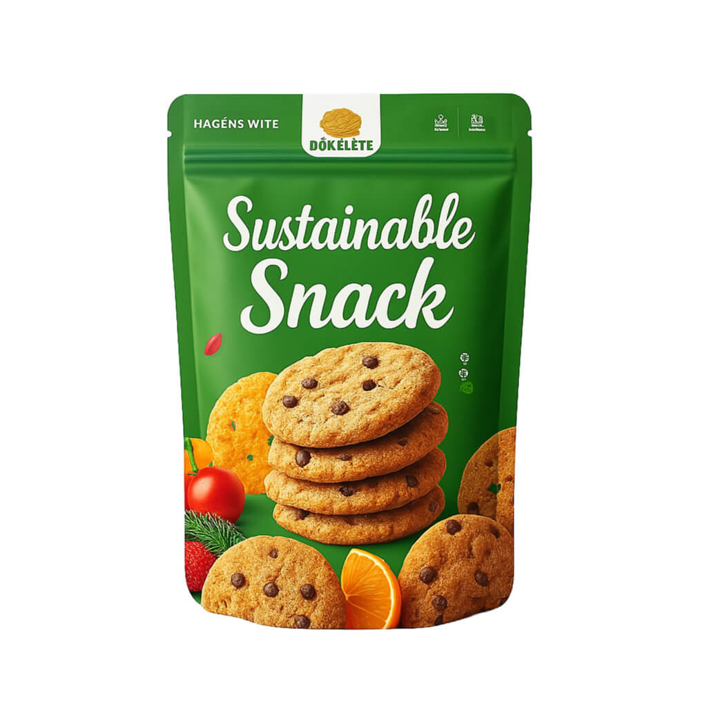 Custom Sustainable Snack Food Packaging Bag