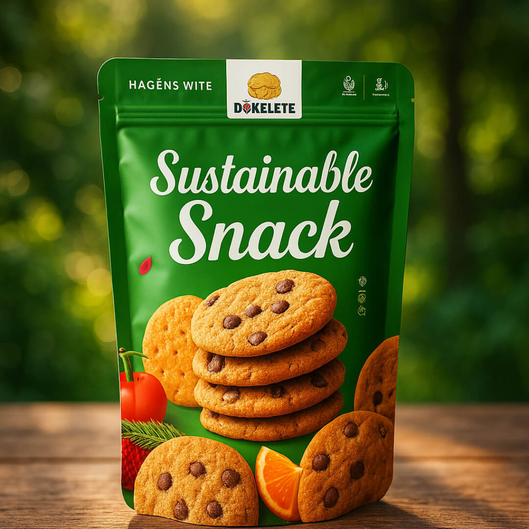 Custom Sustainable Snack Food Packaging Bag
