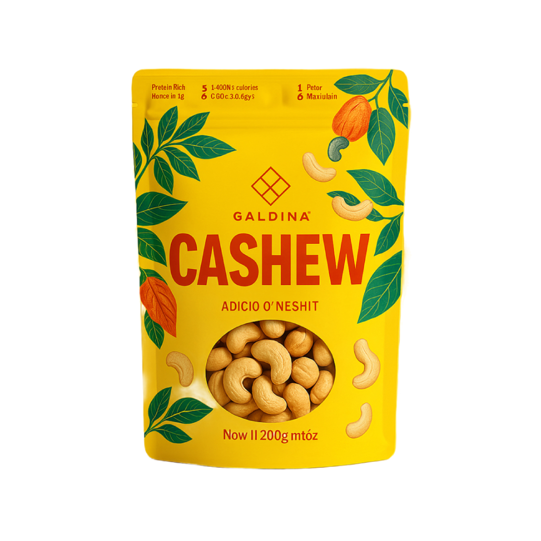 Resealable Stand Up Pouch Bag with Zipper for Nut Snack Packaging