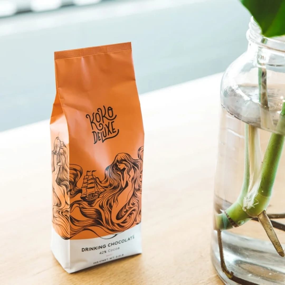 Flat Bottom Coffee Pouch With Zipper