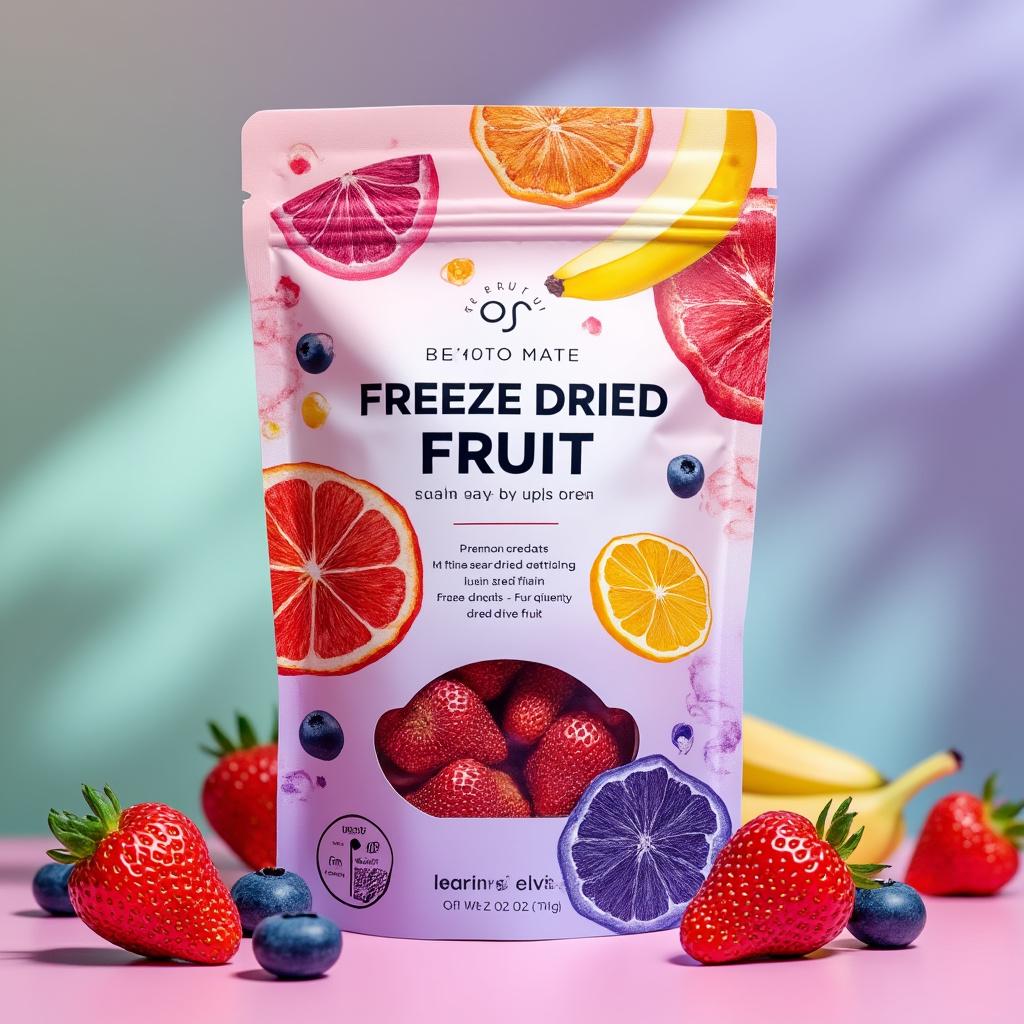 Individually Organic Dried Fruit Food Packaging Bag