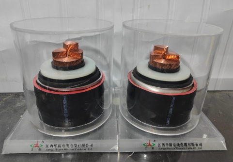 电缆样品立式水晶罩样品制作：优雅呈现电缆之美