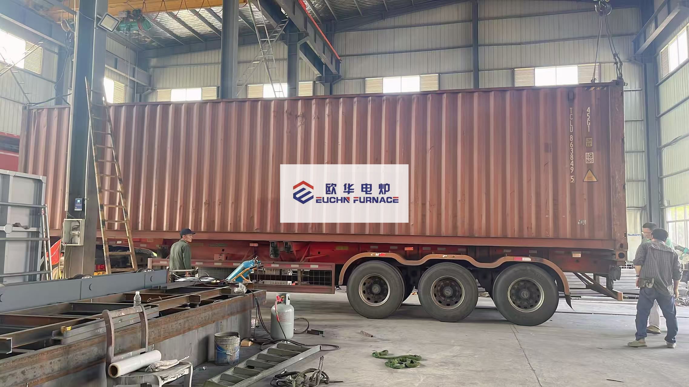 Our Company Successfully Delivers Two Bogie Hearth Resistance Furnaces to Russia