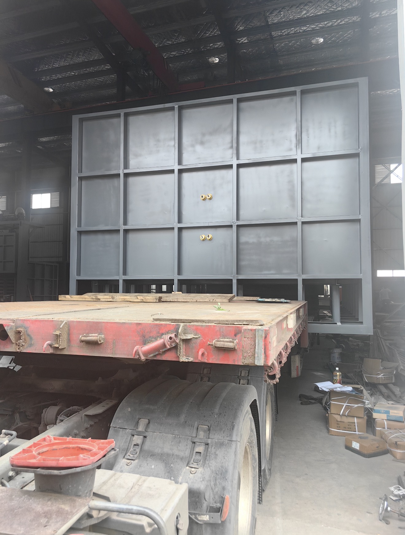 The bogie hearth resistance furnace was successfully shipped, and the quality delivery earned the customer's trust.