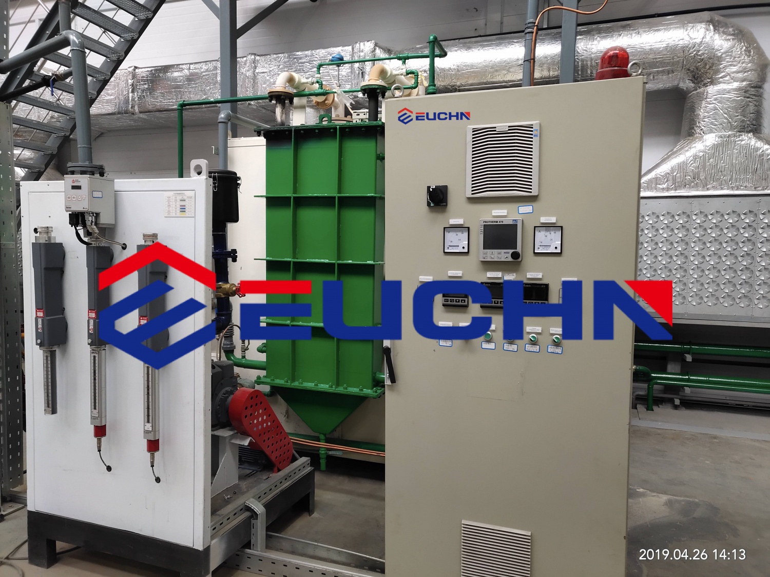 Multifunctional heat treatment production line with protective atmosphere