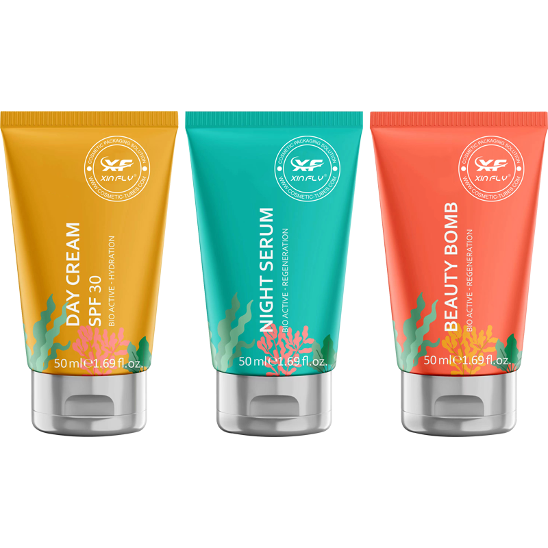 Customization Eco-friendly PCR Cosmetic Cream Lotion Cleanser Body Skincare Tube Packaging Recycled Plastic Tube