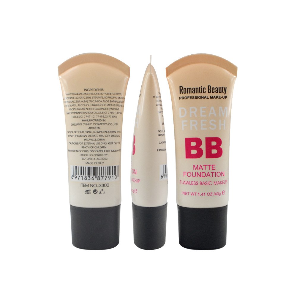 Empty 30ml 35ml Squeeze BB CC Cream Lotion Container Tube Packaging