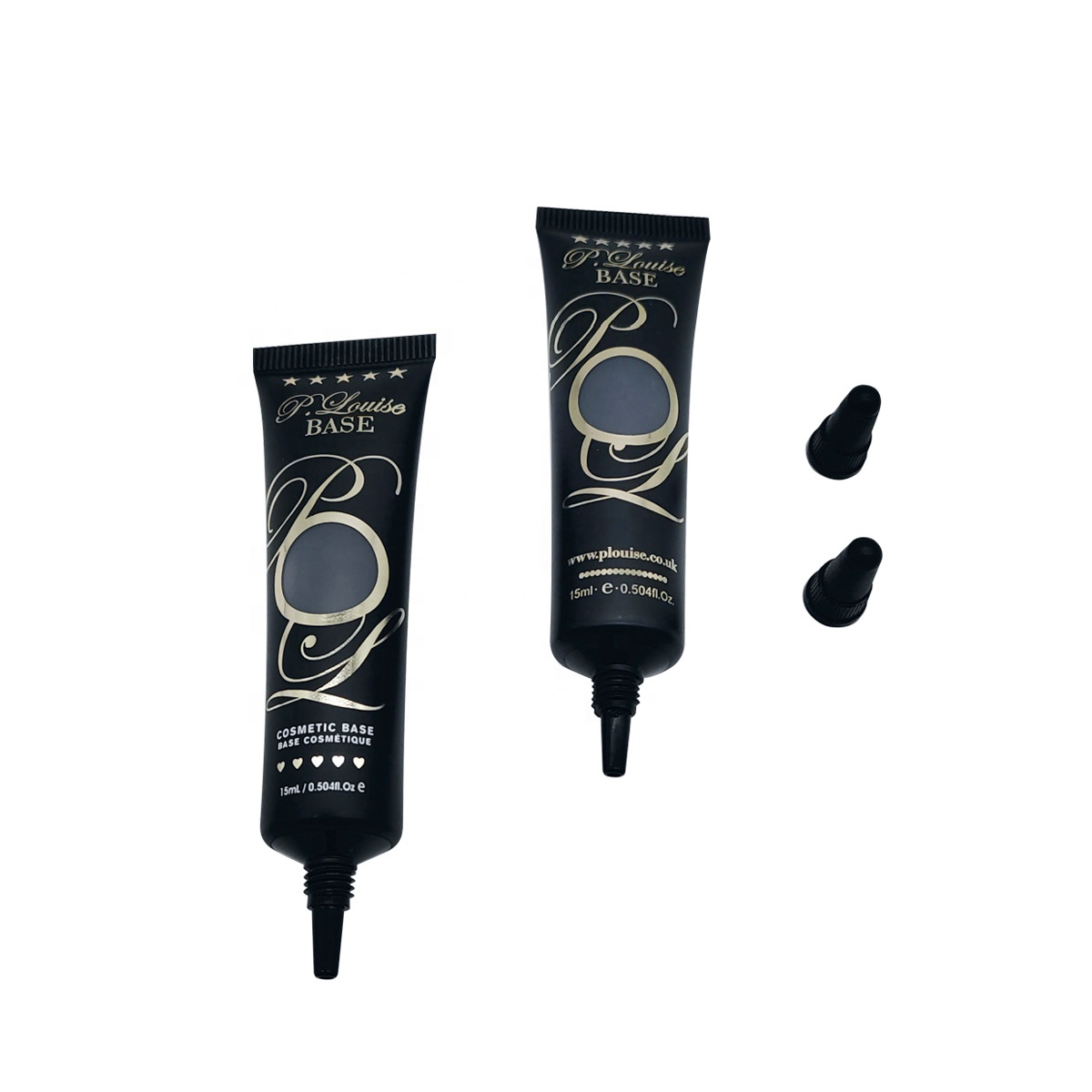 printed empty pe soft tube long nose gel packaging cosmetic eye cream packing containers plastic tube