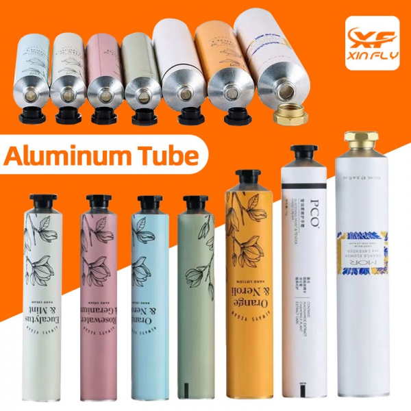 50-100ML Aluminium Collapsible Tubes Hand Cream Tube With Octagonal Top