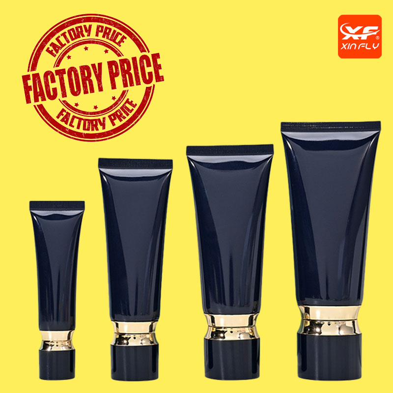 OEM/ODM Plastic Tube Empty PE Tube Skin Cream Cleanser Face Cream Sunscreen Cosmetic Packaging Squeeze Tube Manufacturer