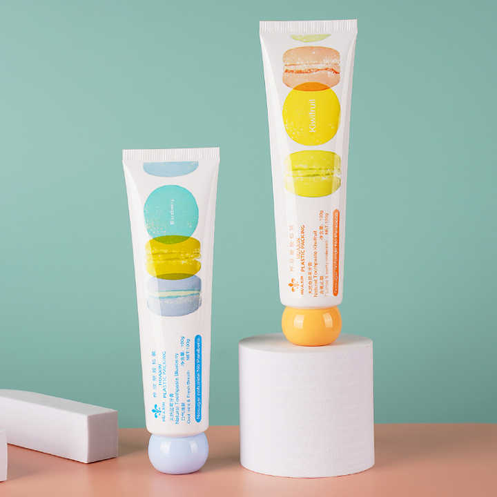 100g Cosmetic Plastic Cream Soft Plastic Tube Laminated Soft Plastic Toothpaste Tube Packaging With Screw Lid