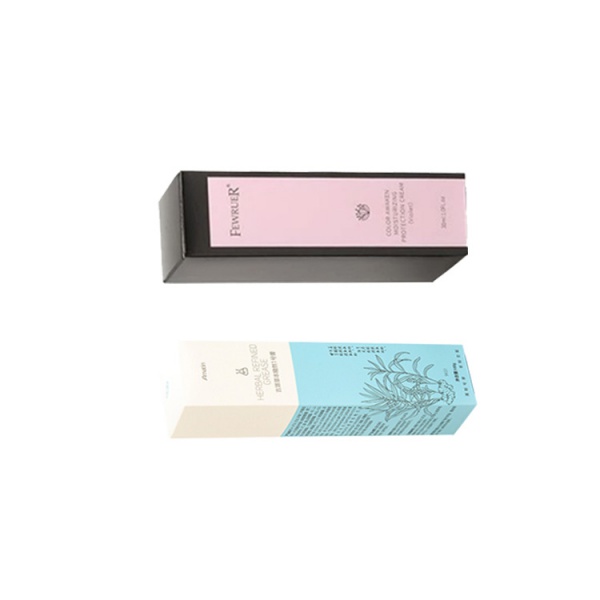 Custom Folded Paper Boxes For Nail Polish Matt coated Paper Box Nail Polish Oil Paper Boxes For Cosmetic