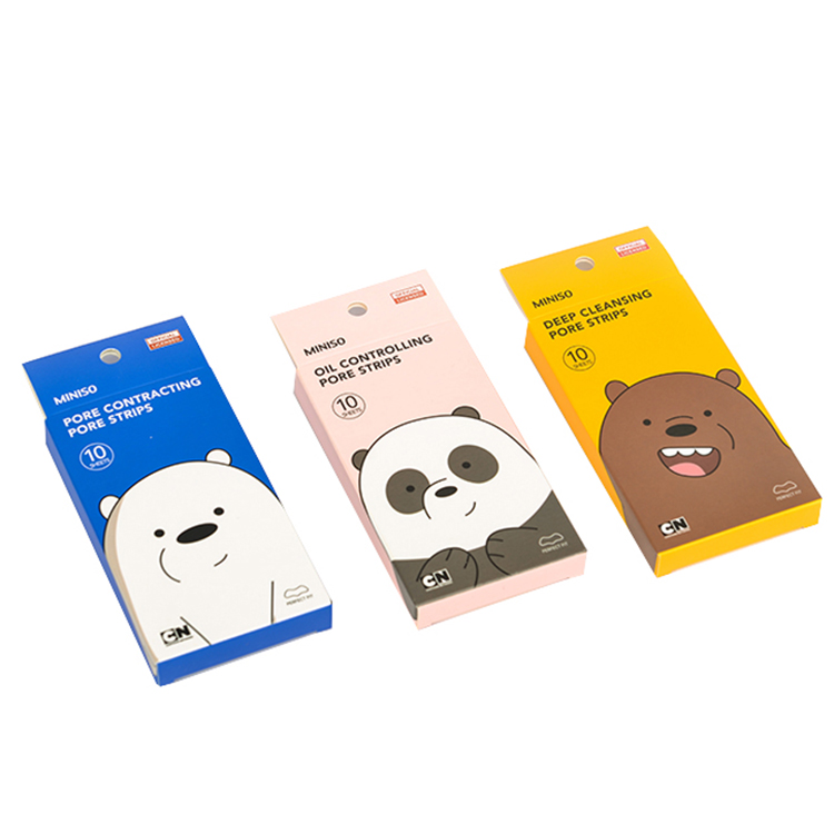 Custom Box for Cosmetic Beauty Skin Care Package Box With Cut The Dotted Line Art Paper Packaging Box With Logo Custom