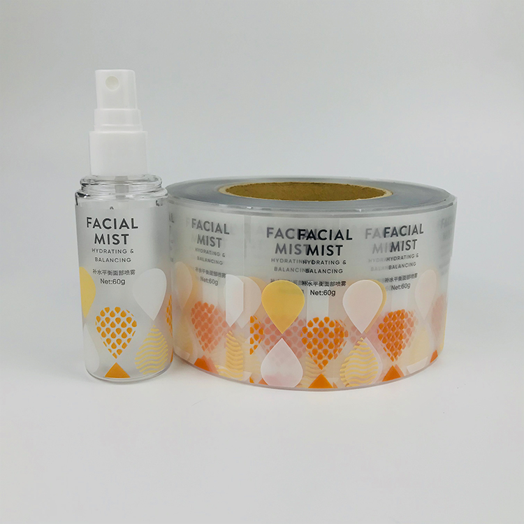 Waterproof Transparent Cosmetic Private Label Clear Label Clear Cosmetic Sticker Cosmetic Private Sticker Manufacturer