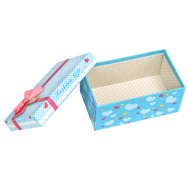 Custom Printed Gift Box Creative Upper and Lower Cover Packaging Gift Box Paperboard Paper Gift Box