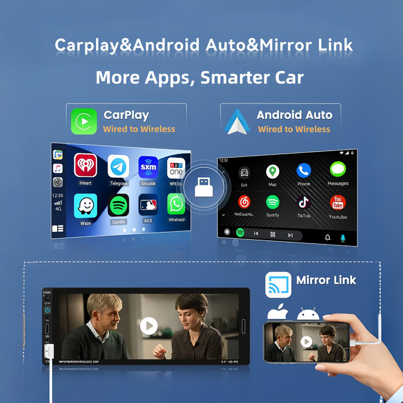 Android Wireless Carplay Android Auto AI Box ZL-A003