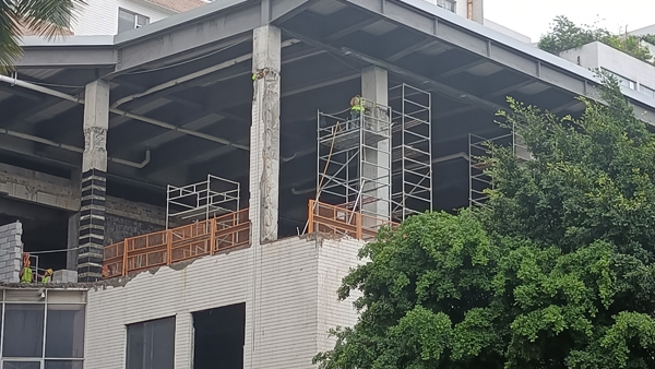 酒店承重柱加固工程-翻新改造